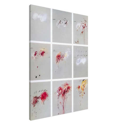 Cy Twombly - Nine Discourses on Commodus Canvas - 20x30 cm / 8x12 inches-canvas