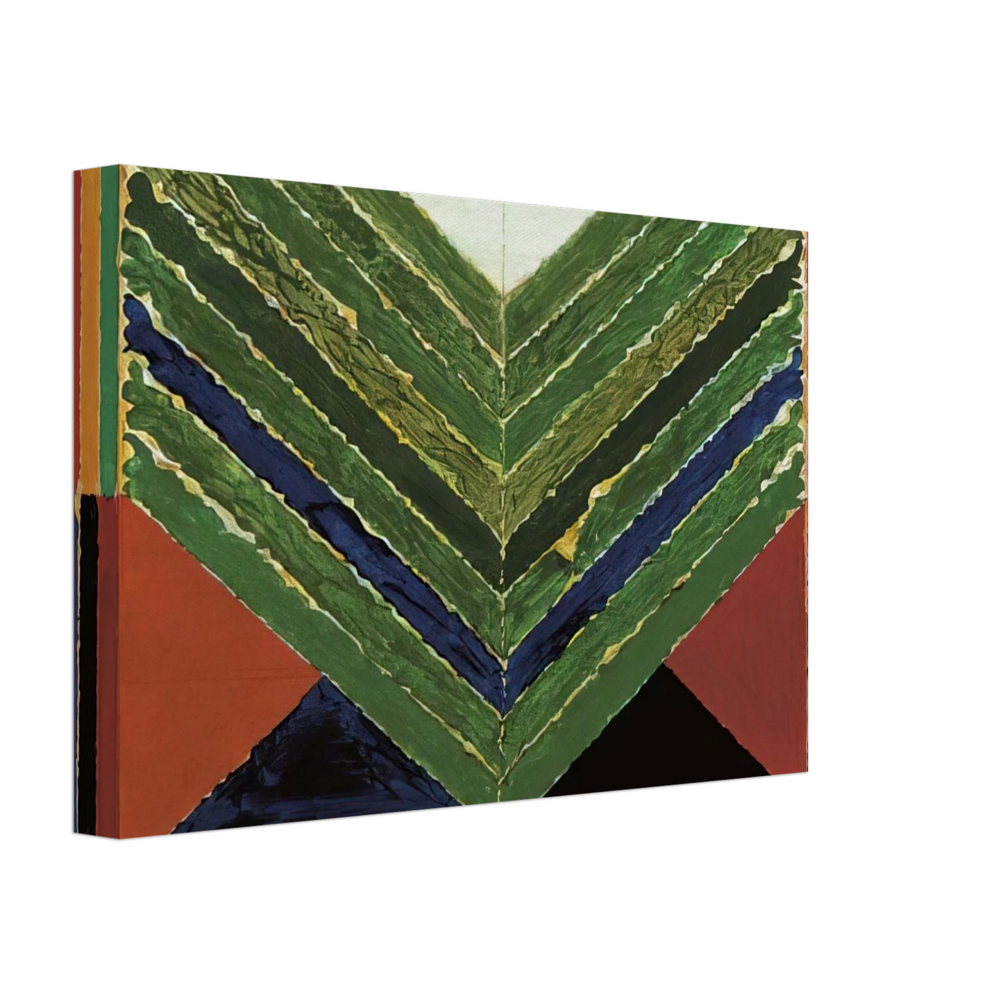 S. H. Raza - L'Arbre - Abstract Art Canvas - 70x100 cm / 28x40 inches-canvas