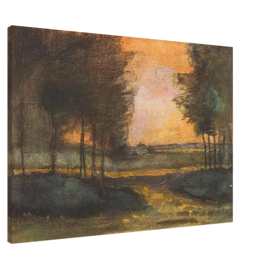 Vincent van Gogh - The Landscape in Drenthe Canvas - 20x30 cm / 8x12 inches-canvas