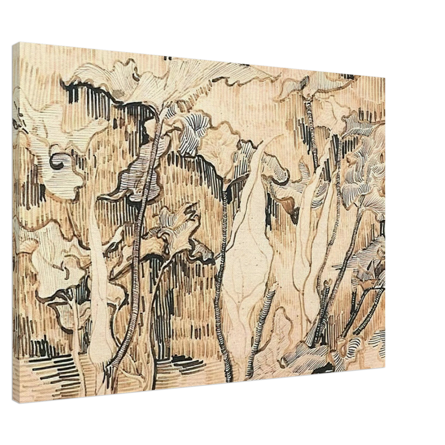 Vincent van Gogh - Arums Canvas - 20x30 cm / 8x12 inches-canvas