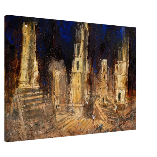 Anselm Kiefer - WALHALLA 2016 Canvas - 20x30 cm / 8x12 inches-canvas
