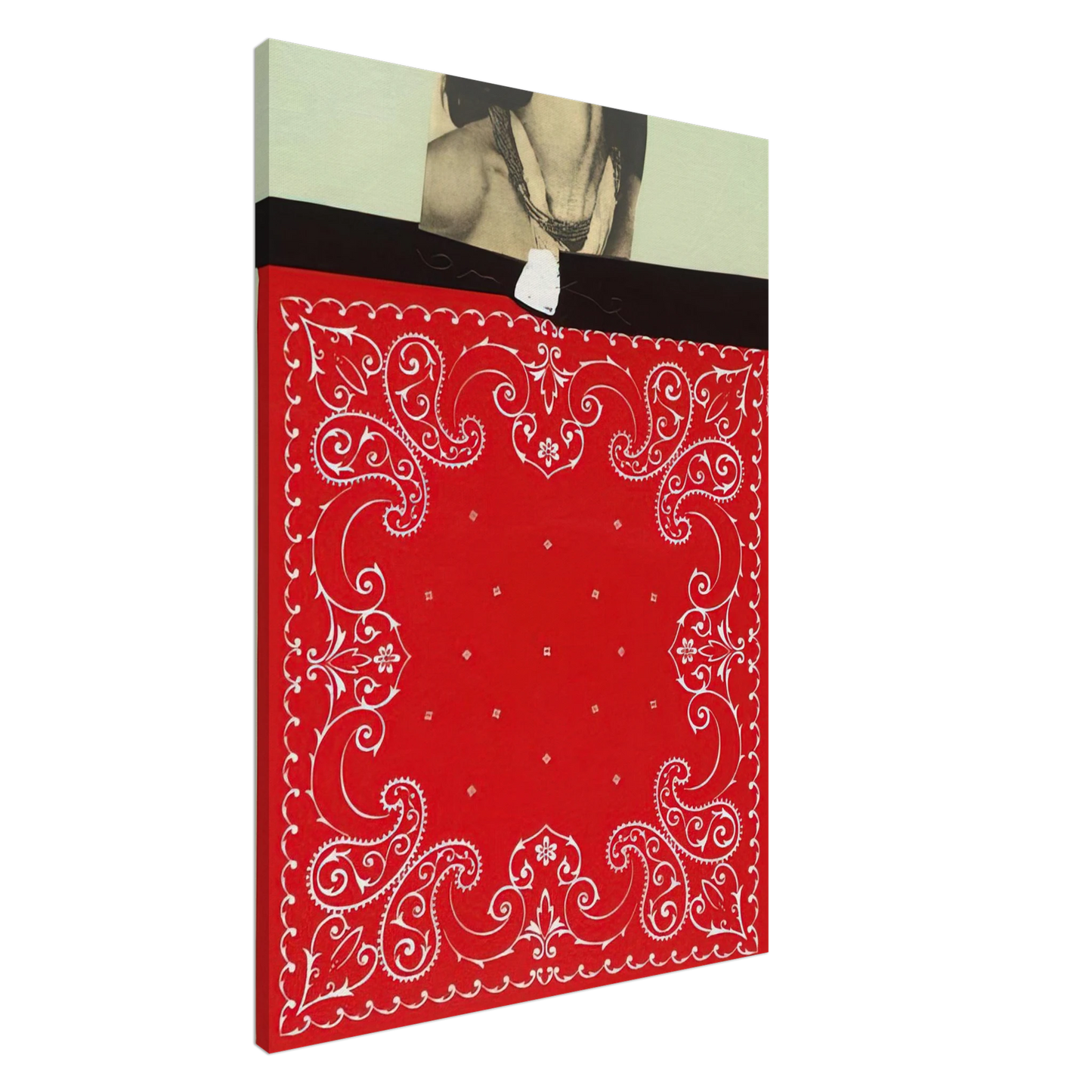 Jim Dine - THROAT 1965 Canvas - 20x30 cm / 8x12 inches-canvas