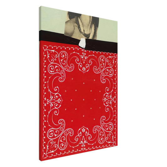 Jim Dine - THROAT 1965 Canvas - 20x30 cm / 8x12 inches-canvas