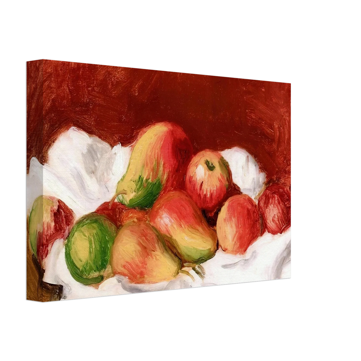 Pierre-Auguste Renoir - Pears and Apples Canvas - 40x60 cm / 16x24 inches-canvas