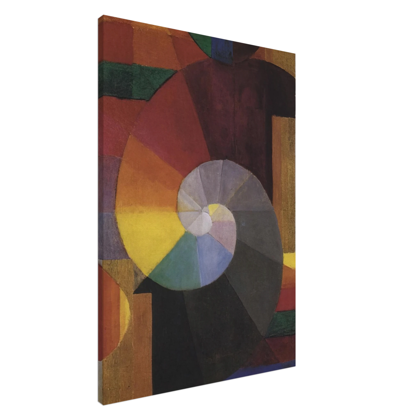 Johannes Itten - The Meeting Canvas - 20x30 cm / 8x12 inches-canvas