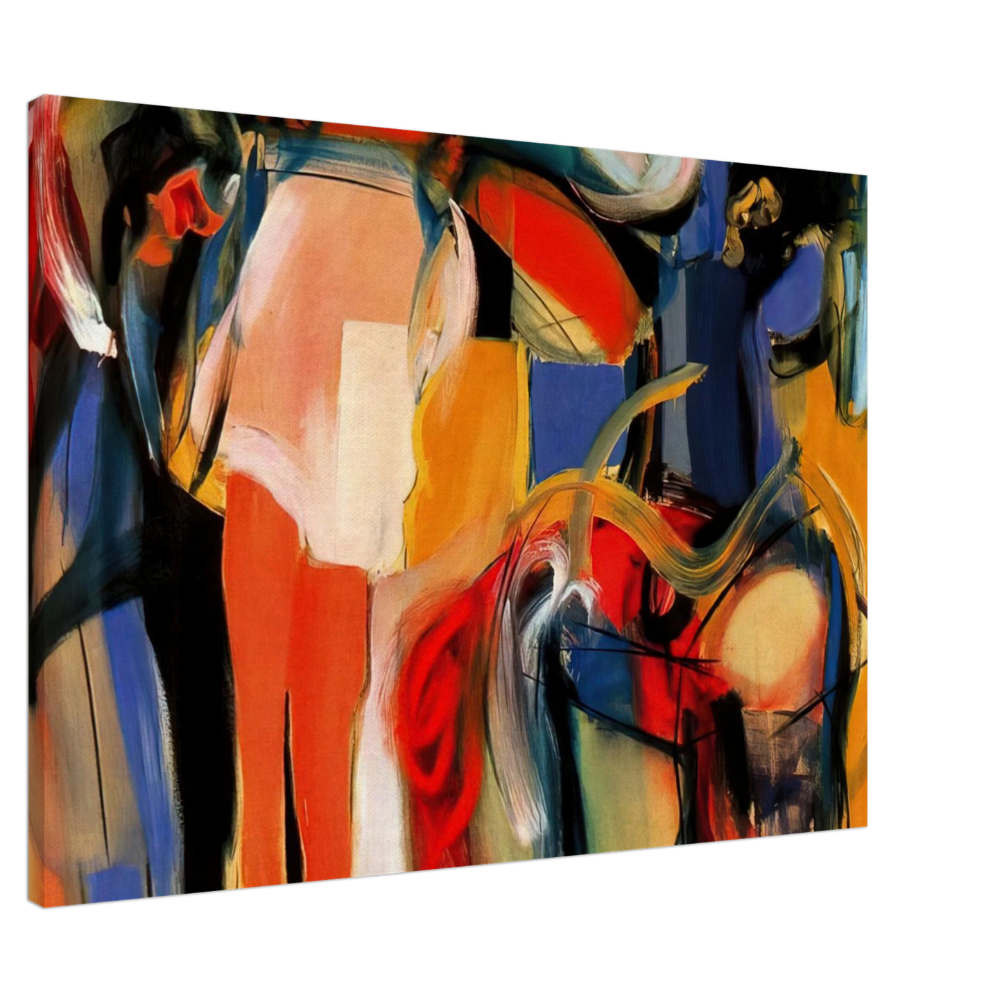 Miriam Schapiro - Autobiography - Abstract Expressionism Canvas - 20x30 cm / 8x12 inches-canvas