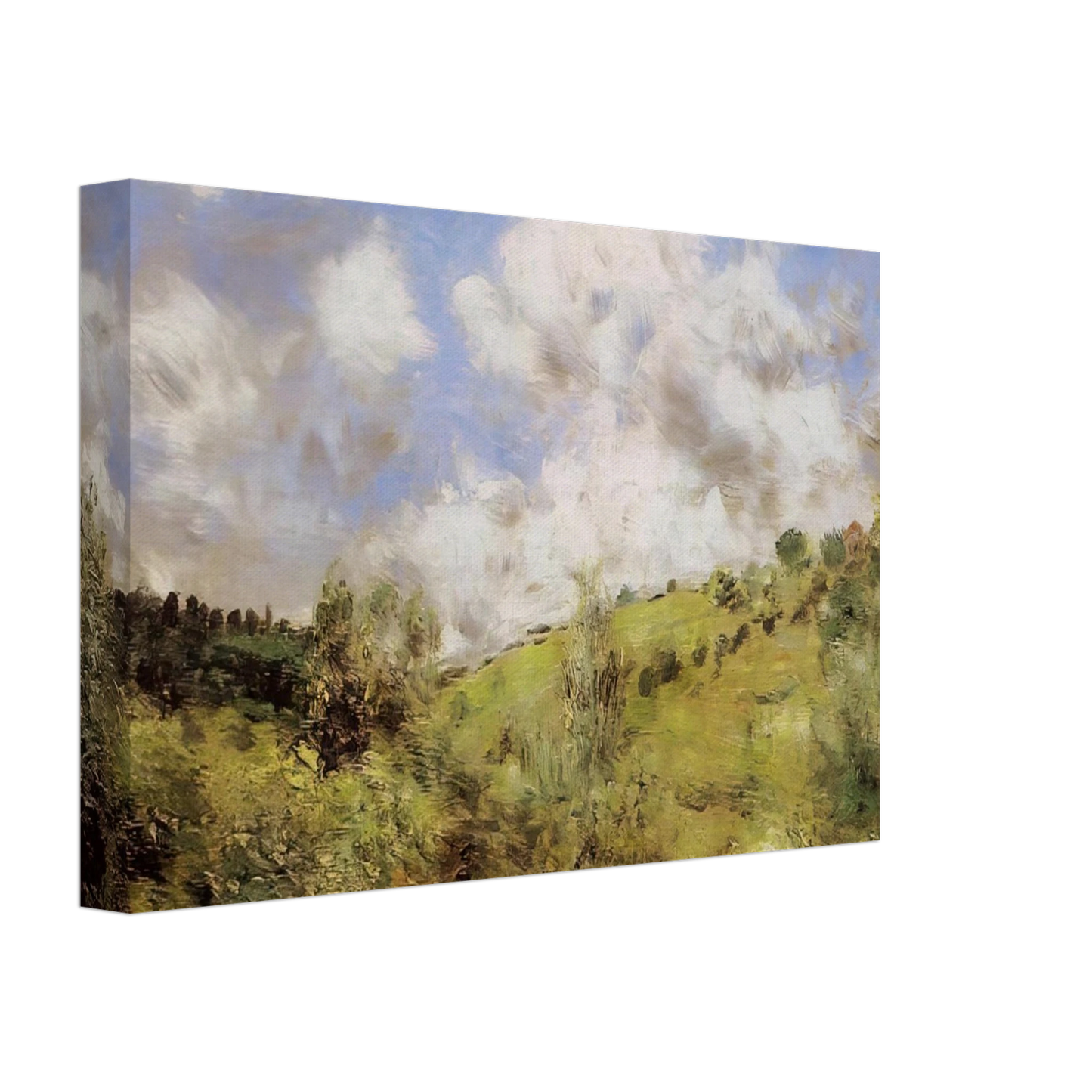 Pierre-Auguste Renoir - Strong Wind Gust of Wind Canvas - 70x100 cm / 28x40 inches-canvas
