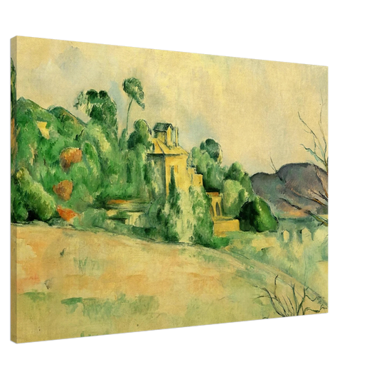 Paul Cezanne - Landscape at Midday Canvas - 20x30 cm / 8x12 inches-canvas