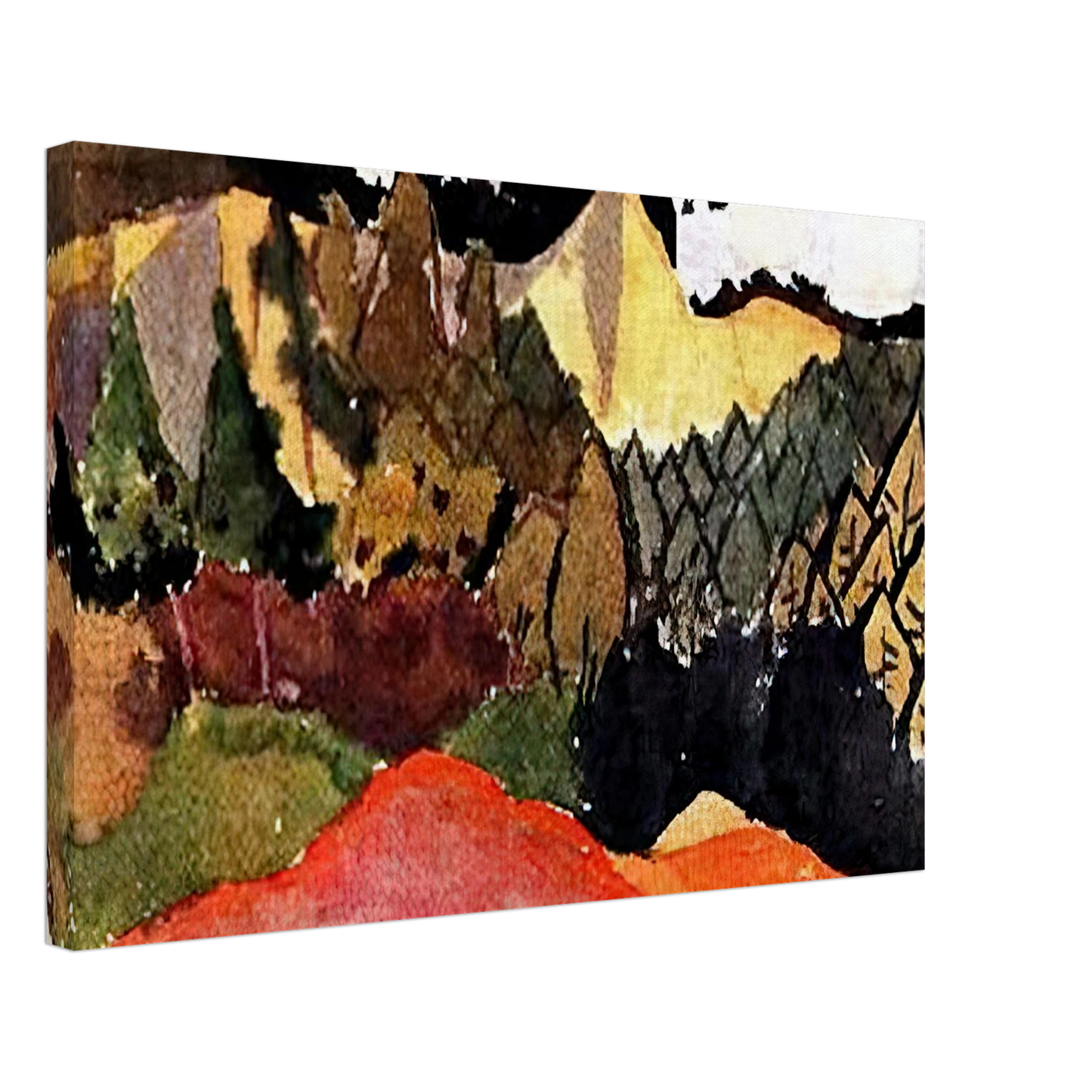 Paul Klee - IN THE QUARRY Canvas - 70x100 cm / 28x40 inches-canvas
