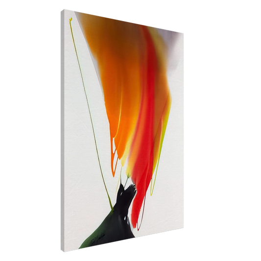 Paul Jenkins - Phenomena Woman Witch - 1969 Canvas - 20x30 cm / 8x12 inches-canvas