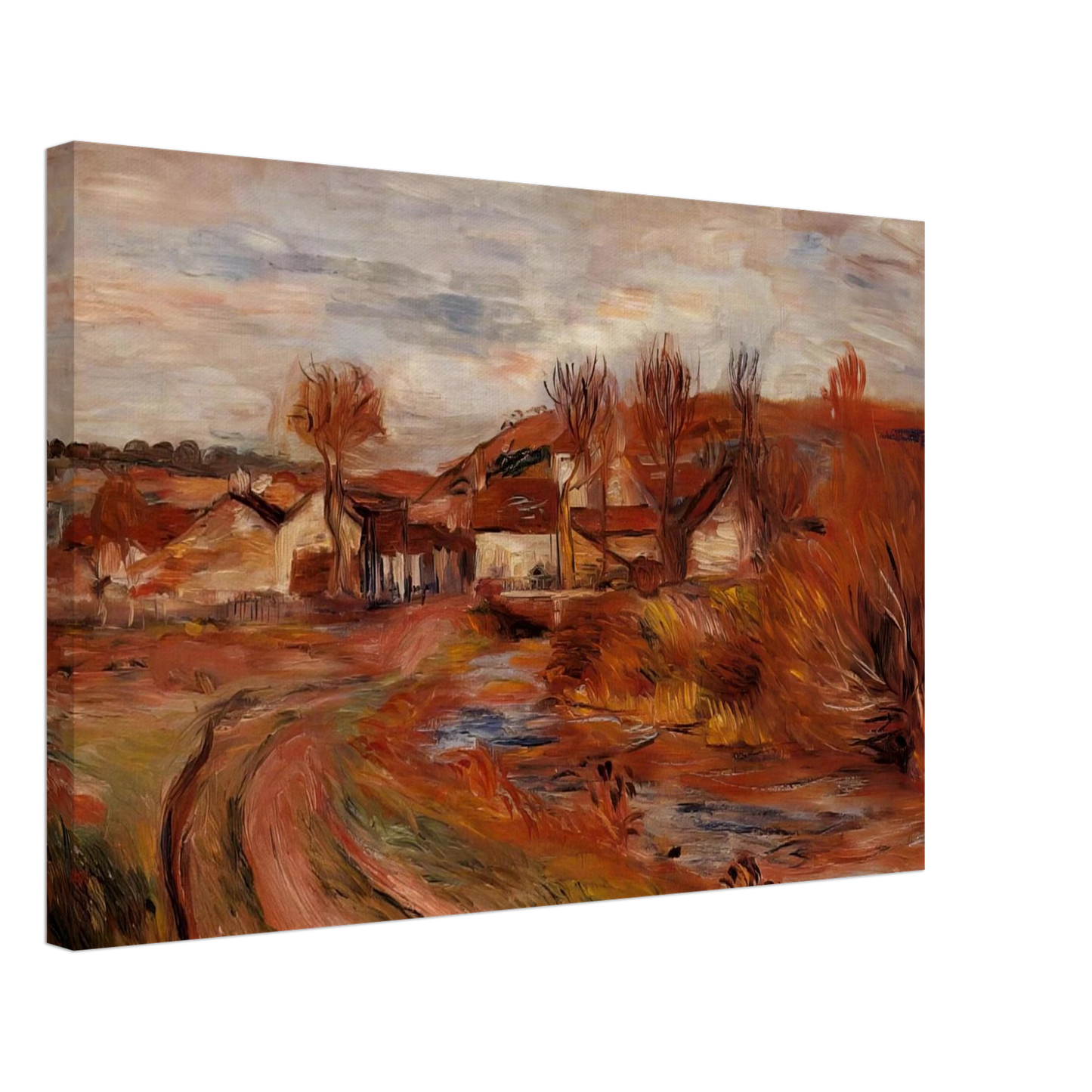 Pierre-Auguste Renoir - Landscape in Normandy Canvas - 40x60 cm / 16x24 inches-canvas