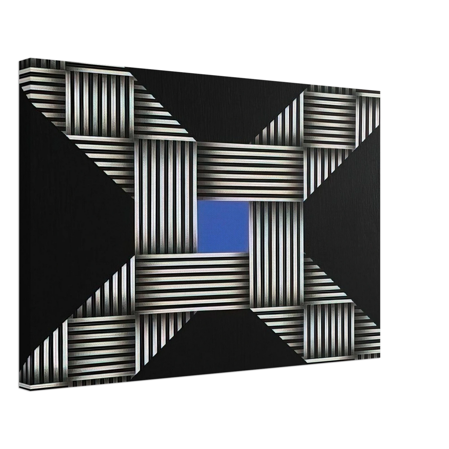 Omar Rayo - O.V.N.I. - 1967 Canvas - 70x100 cm / 28x40 inches-canvas