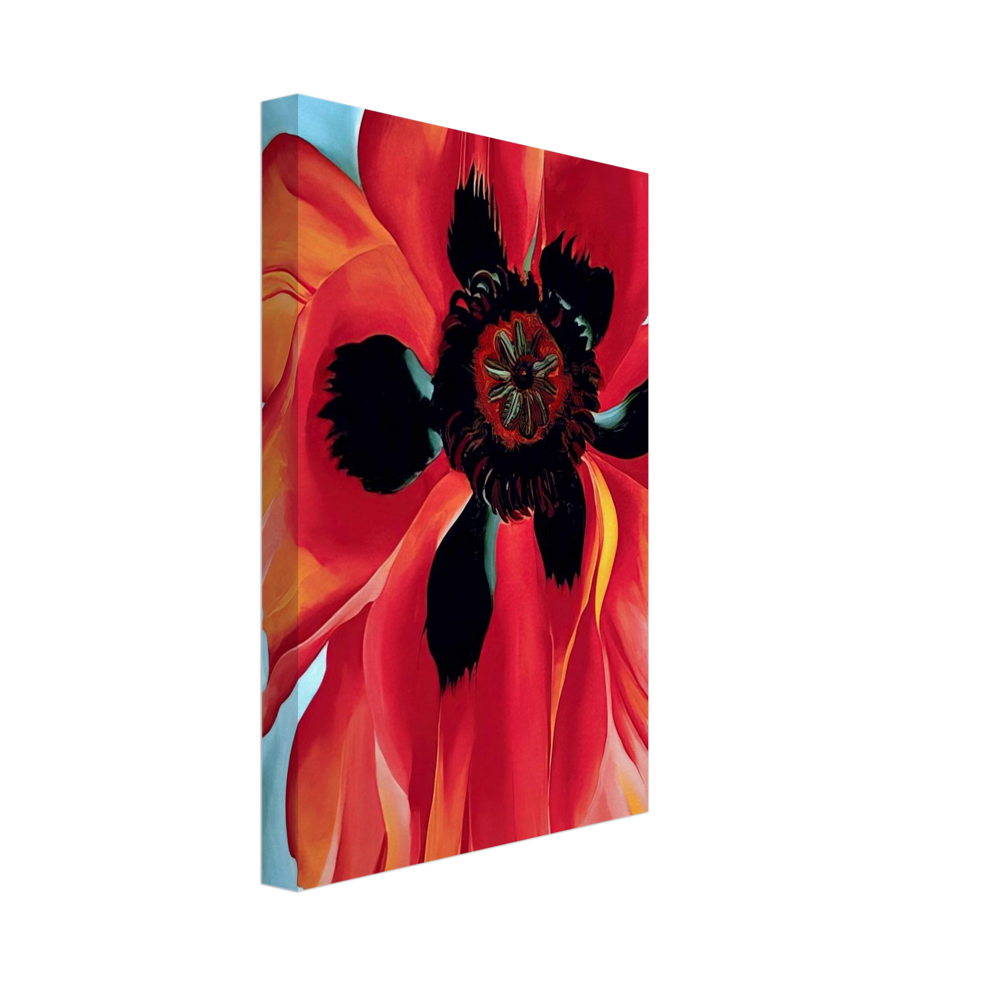 Georgia O'Keeffe - Red Poppy VI Canvas - 70x100 cm / 28x40 inches-canvas