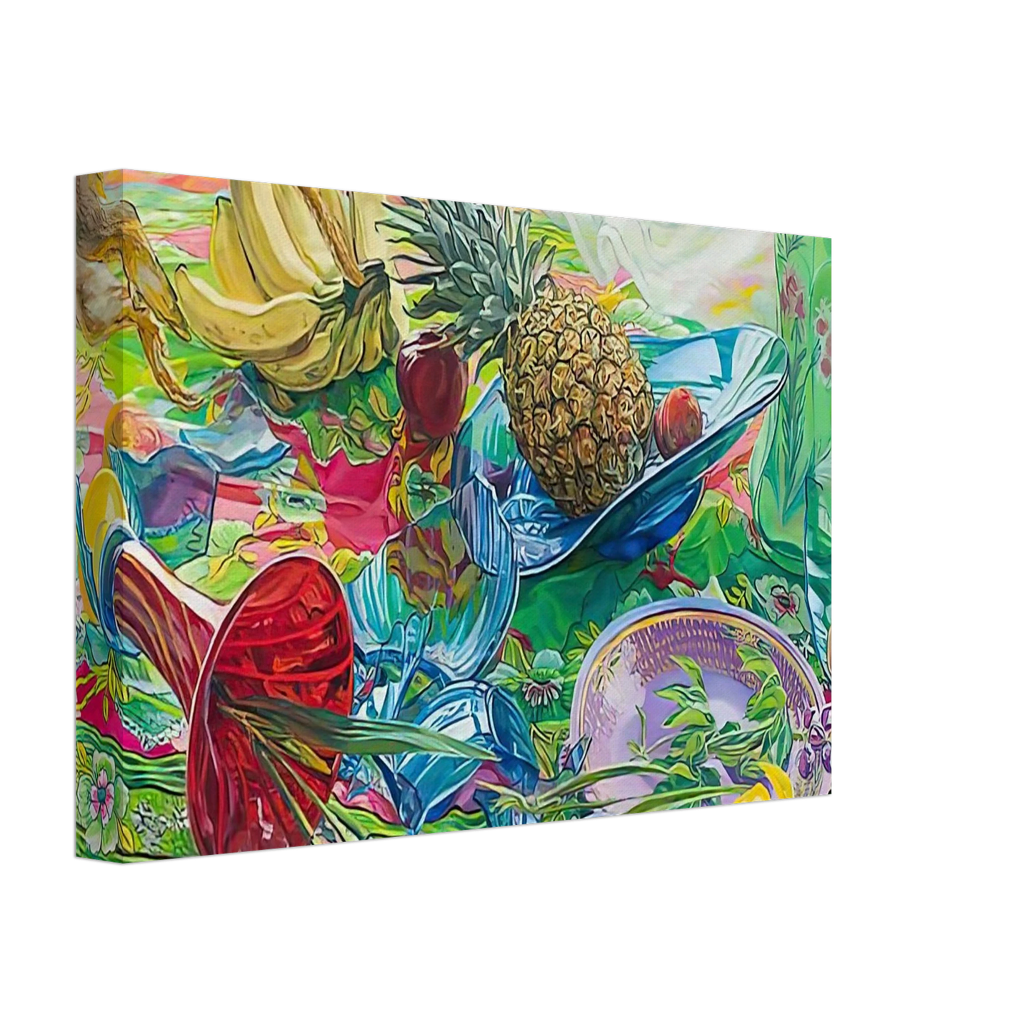 Janet Fish - MONKEY BUSINESS 2005 Canvas - 40x60 cm / 16x24 inches-canvas