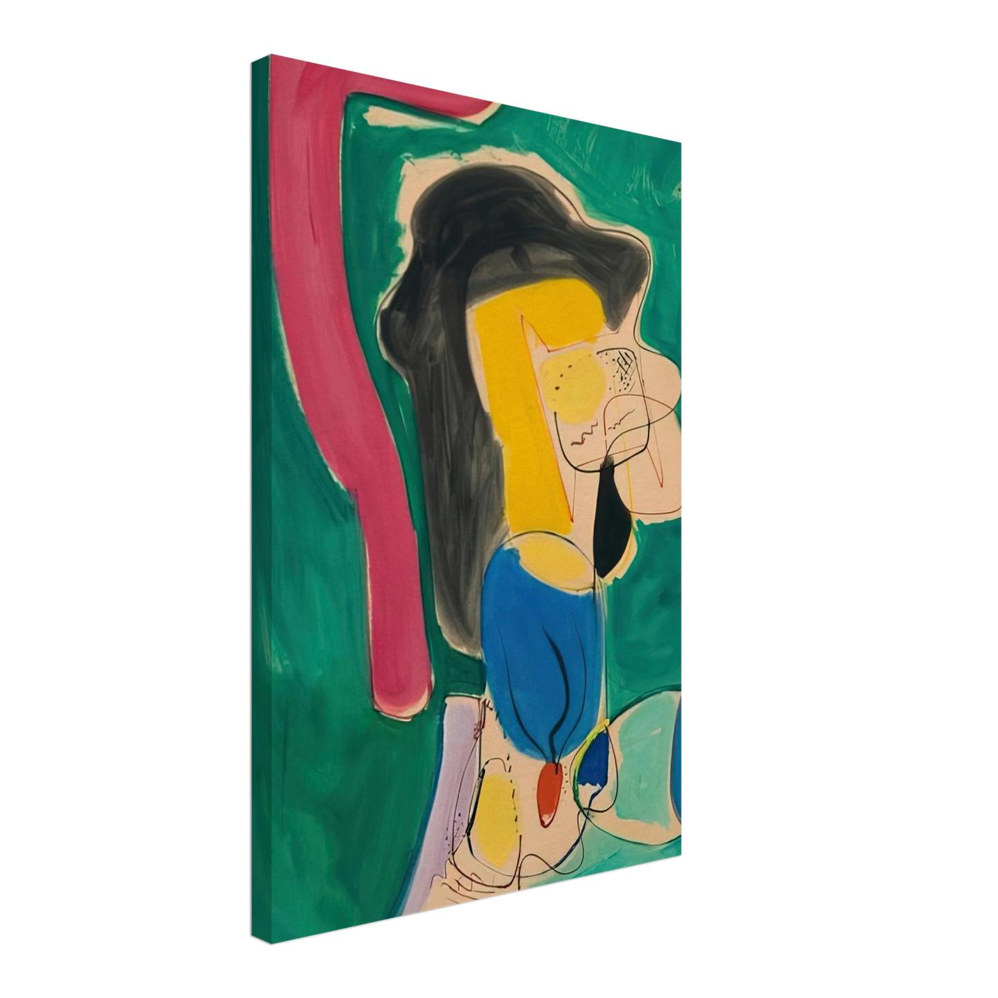 Hans Hofmann - The Mannequin Canvas - 40x60 cm / 16x24 inches-canvas