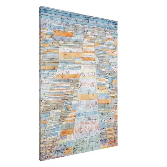 Paul Klee - MAIN PATH AND BYWAYS 1929 Canvas - 20x30 cm / 8x12 inches-canvas