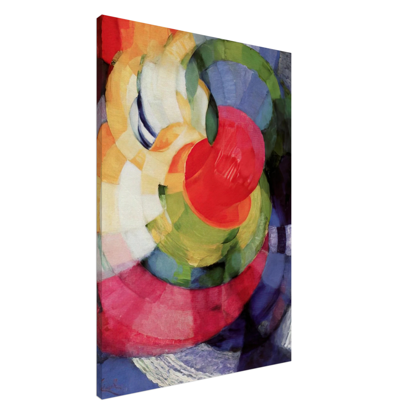 Frantisek Kupka - Disks of Newton, Study for Fugue in Two Colors Canvas - 20x30 cm / 8x12 inches-canvas