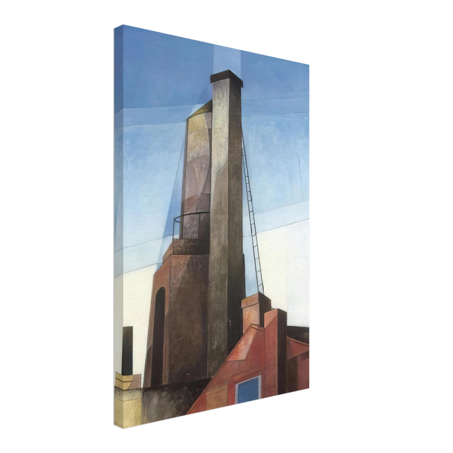 Charles Demuth - Aucassin and Nicolette - 1921 Canvas - 40x60 cm / 16x24 inches-canvas