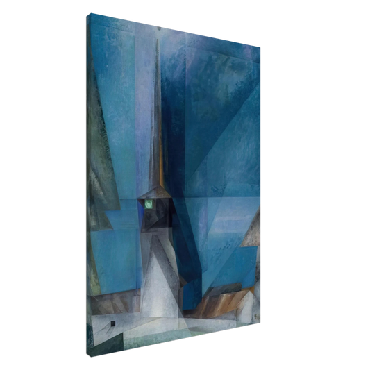 Lyonel Feininger - GELMERODA 1936 Canvas - 20x30 cm / 8x12 inches-canvas