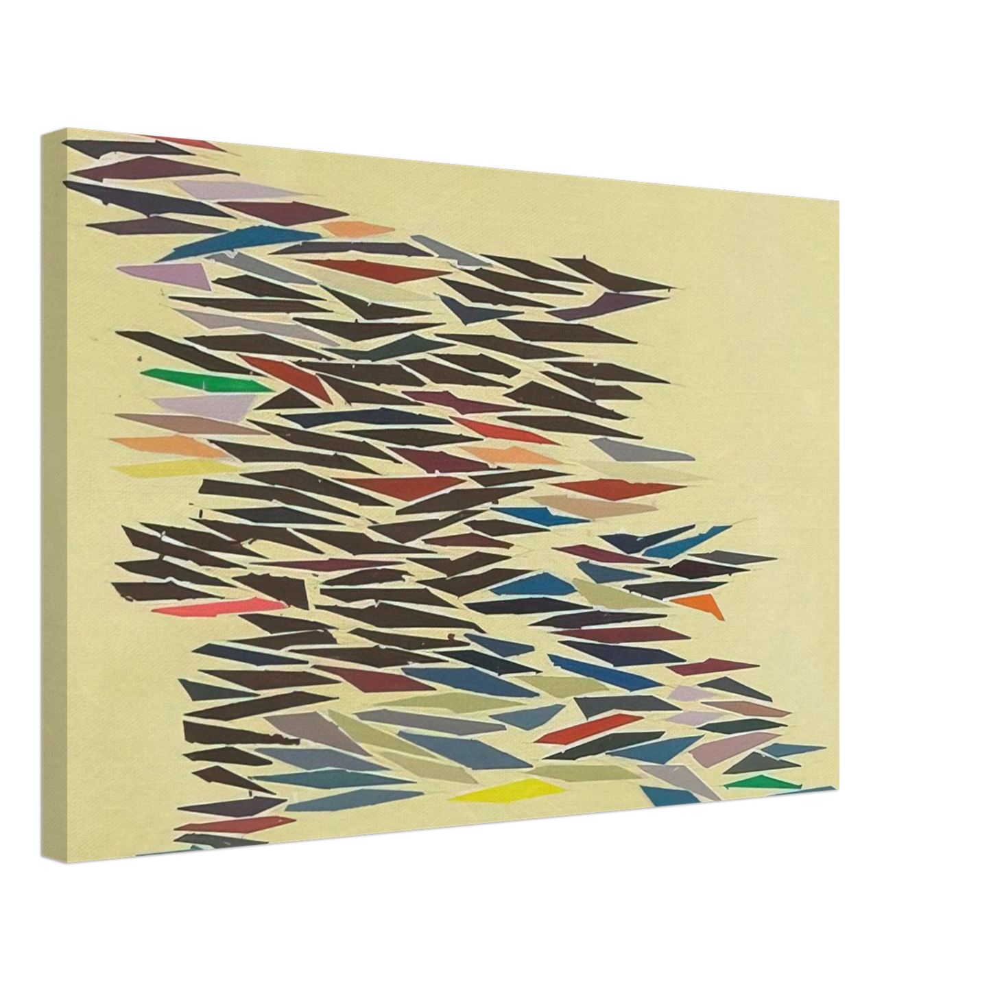 Robert Goodnough - Colors with Yellow - Post-Painterly Abstraction Canvas - 70x100 cm / 28x40 inches-canvas