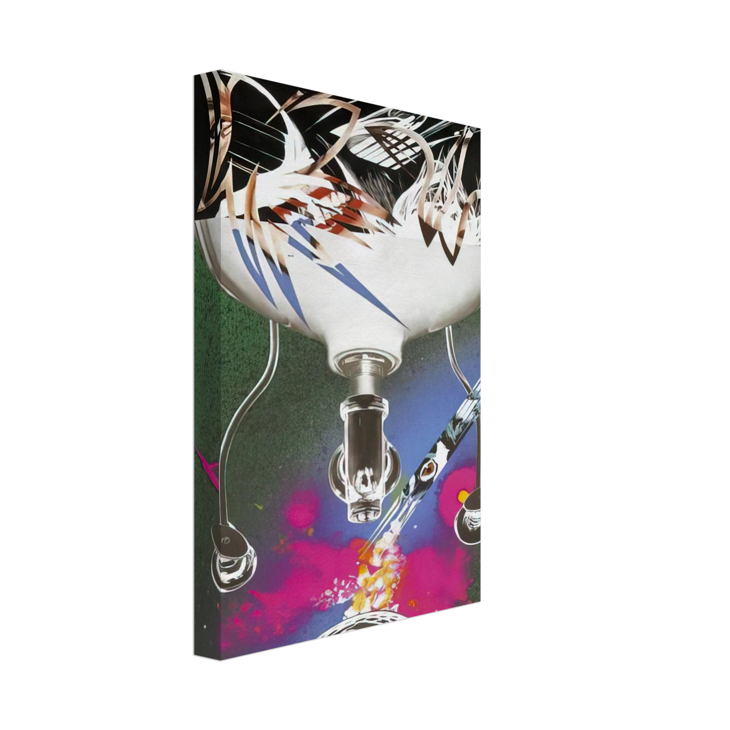 James Rosenquist - Where the Water Goes Canvas - 40x60 cm / 16x24 inches-canvas