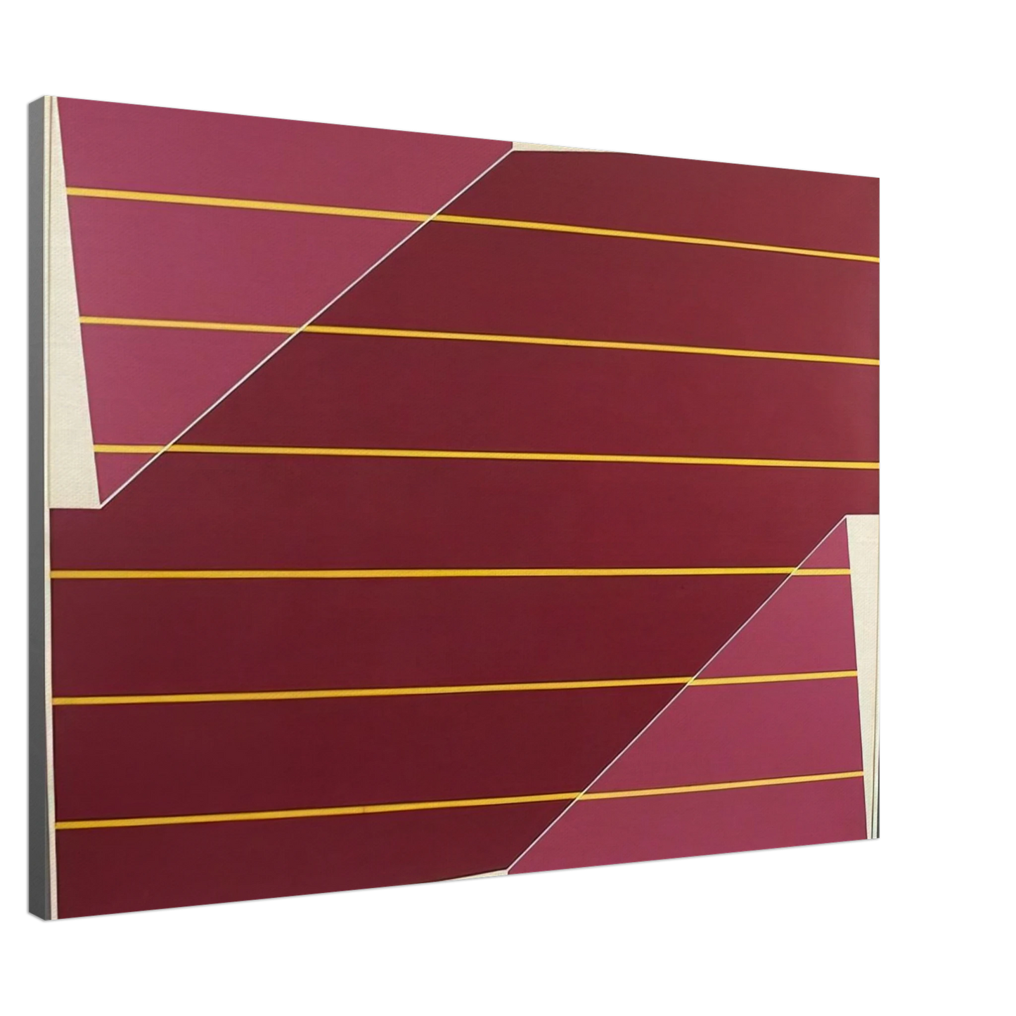 Larry Zox - Line Rotation - 1964 Canvas - 20x30 cm / 8x12 inches-canvas