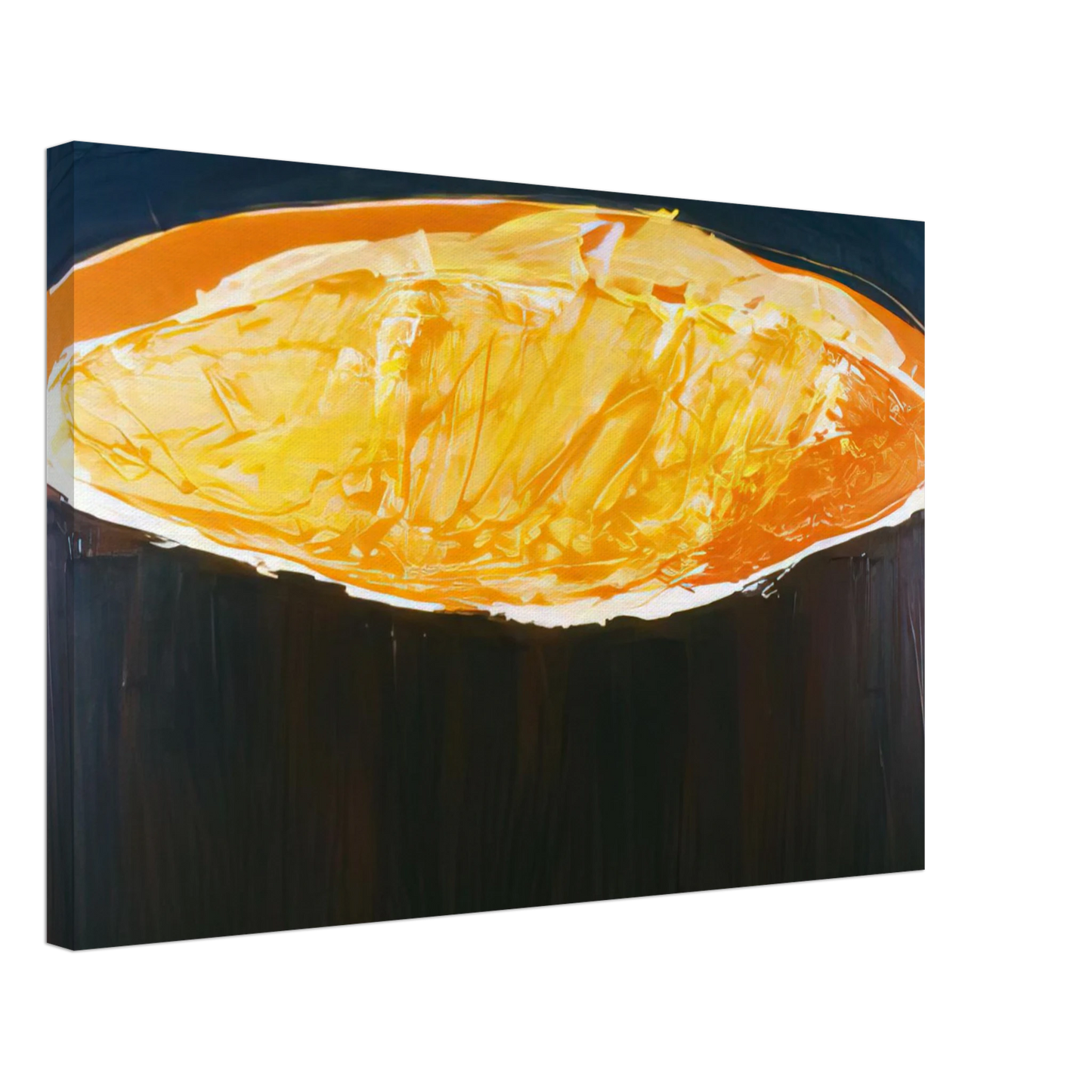 Ronnie Landfield - Volcano, The Heat - 1983 Canvas - 40x60 cm / 16x24 inches-canvas