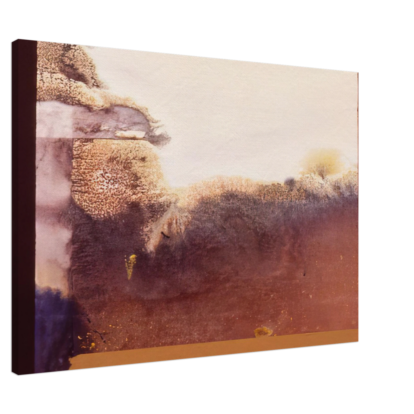 Ronnie Landfield - Lost In Rio De Janiero - Lyrical Abstraction Canvas - 20x30 cm / 8x12 inches-canvas