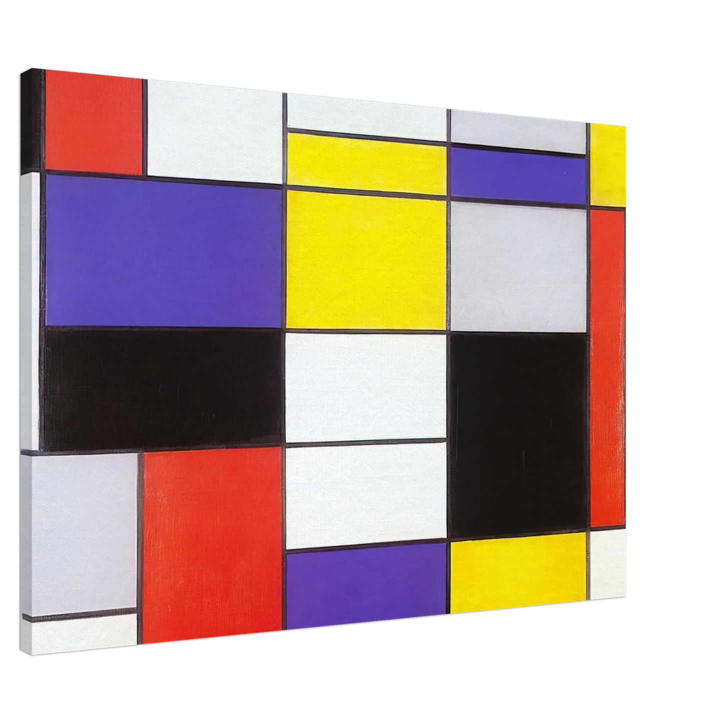 Piet Mondrian - Composition A Canvas - 20x30 cm / 8x12 inches-canvas