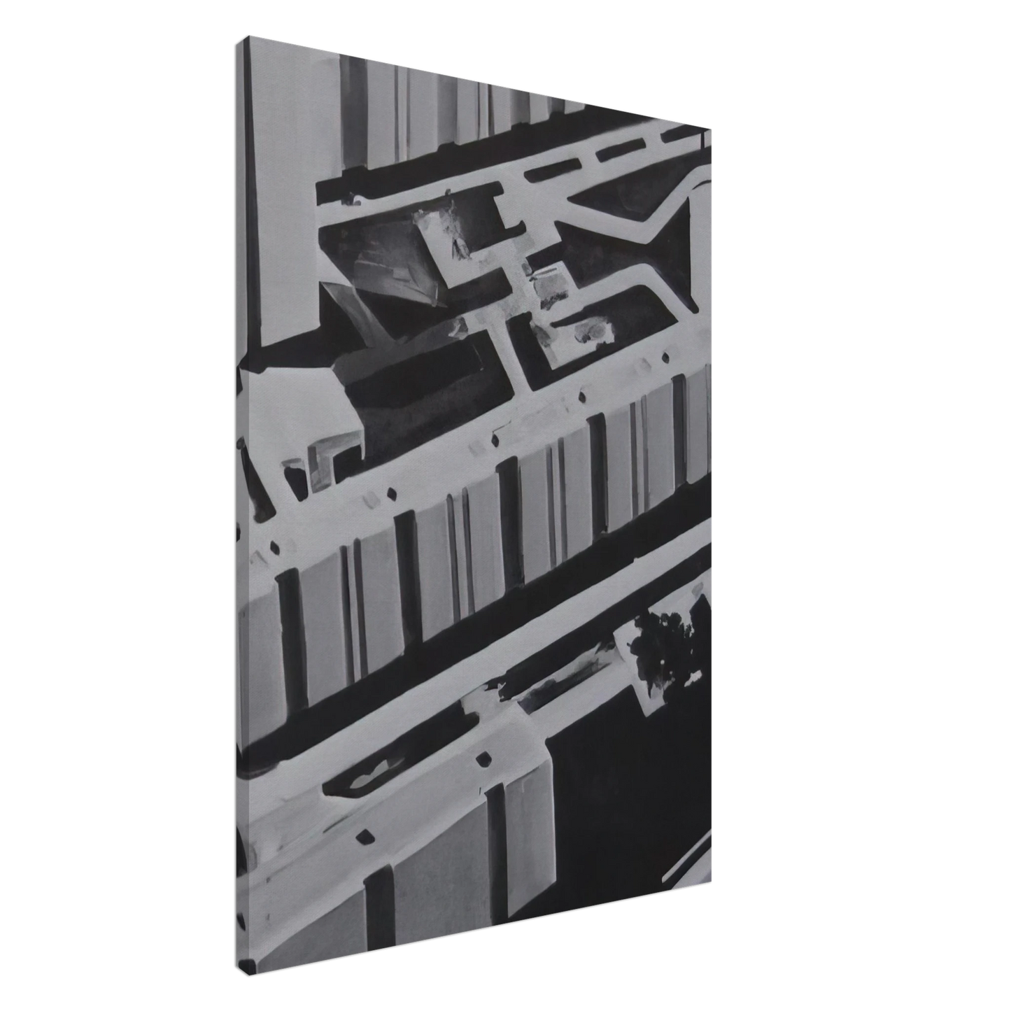 Gerhard Richter - TOWNSCAPE SL 1969 0 Canvas - 20x30 cm / 8x12 inches-canvas