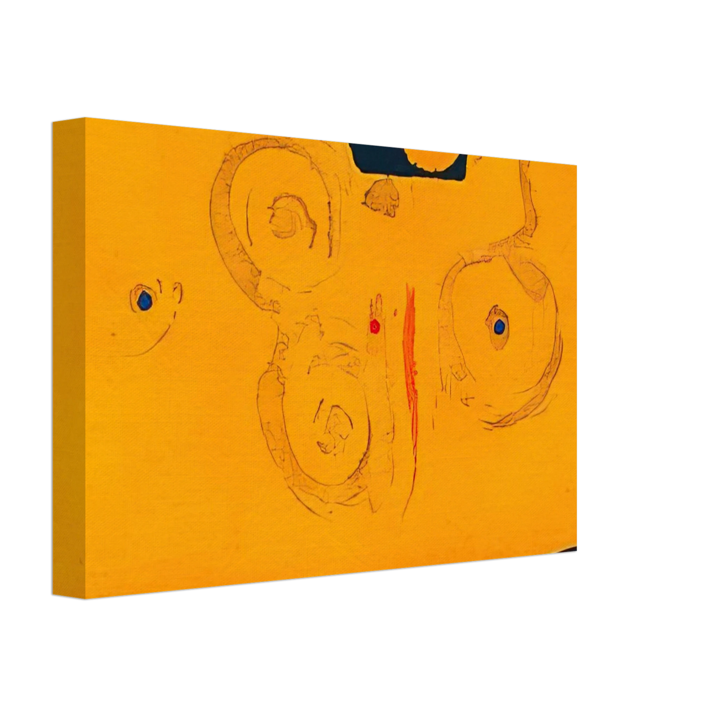 Helen Frankenthaler - Plaza Real - 1988 Canvas - 40x60 cm / 16x24 inches-canvas