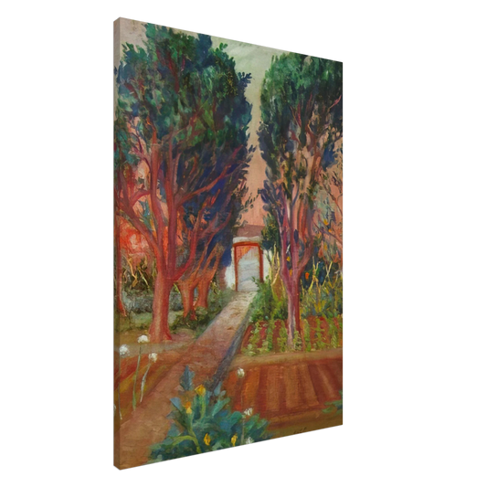 Salvador Dali - THE VEGETABLE GARDEN OF LLANER Canvas - 20x30 cm / 8x12 inches-canvas
