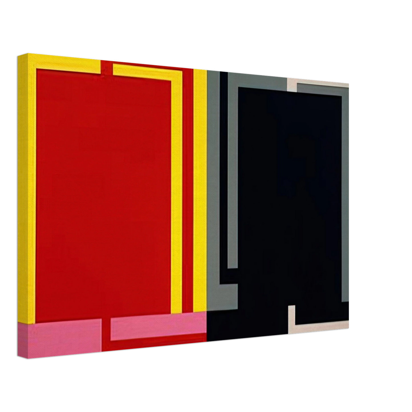 Peter Halley - Double Elvis - 1990 Canvas - 70x100 cm / 28x40 inches-canvas