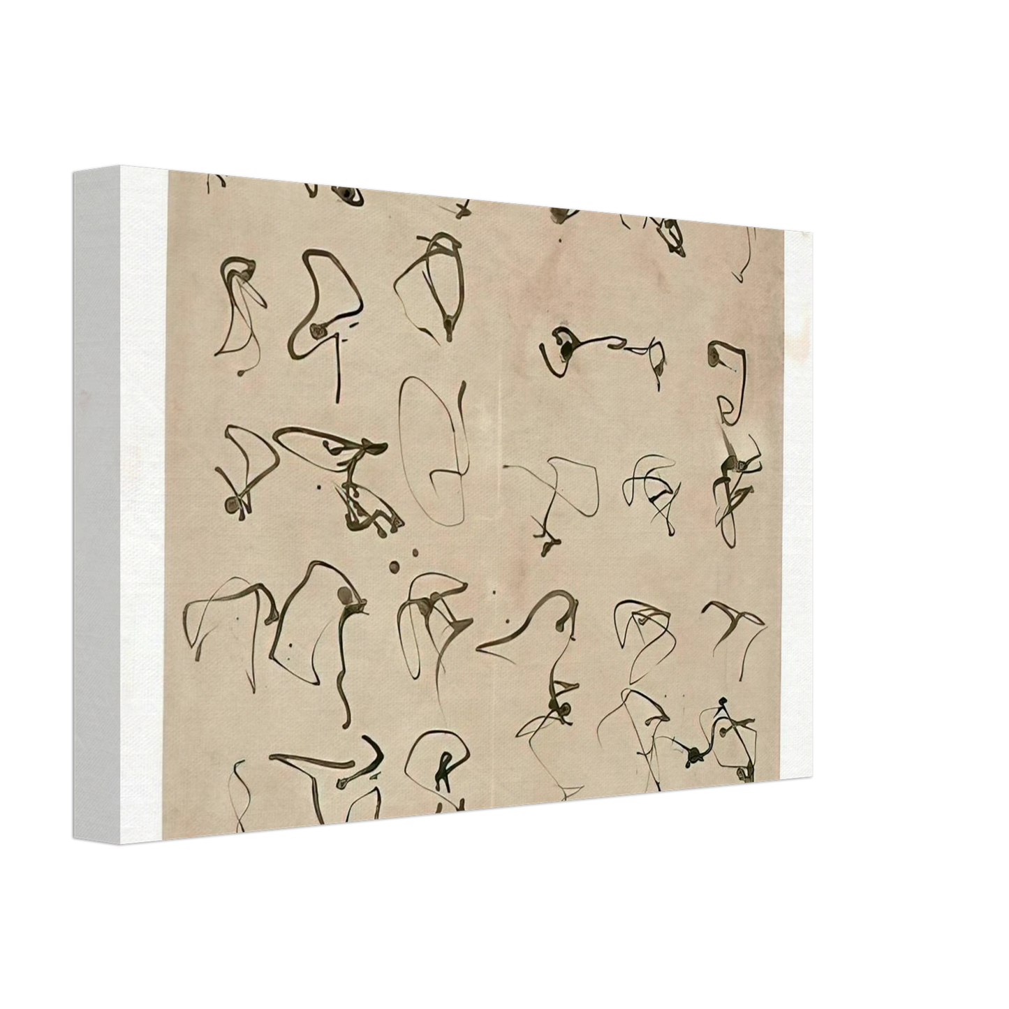 Brice Marden - Forgery - 2008 Canvas - 70x100 cm / 28x40 inches-canvas