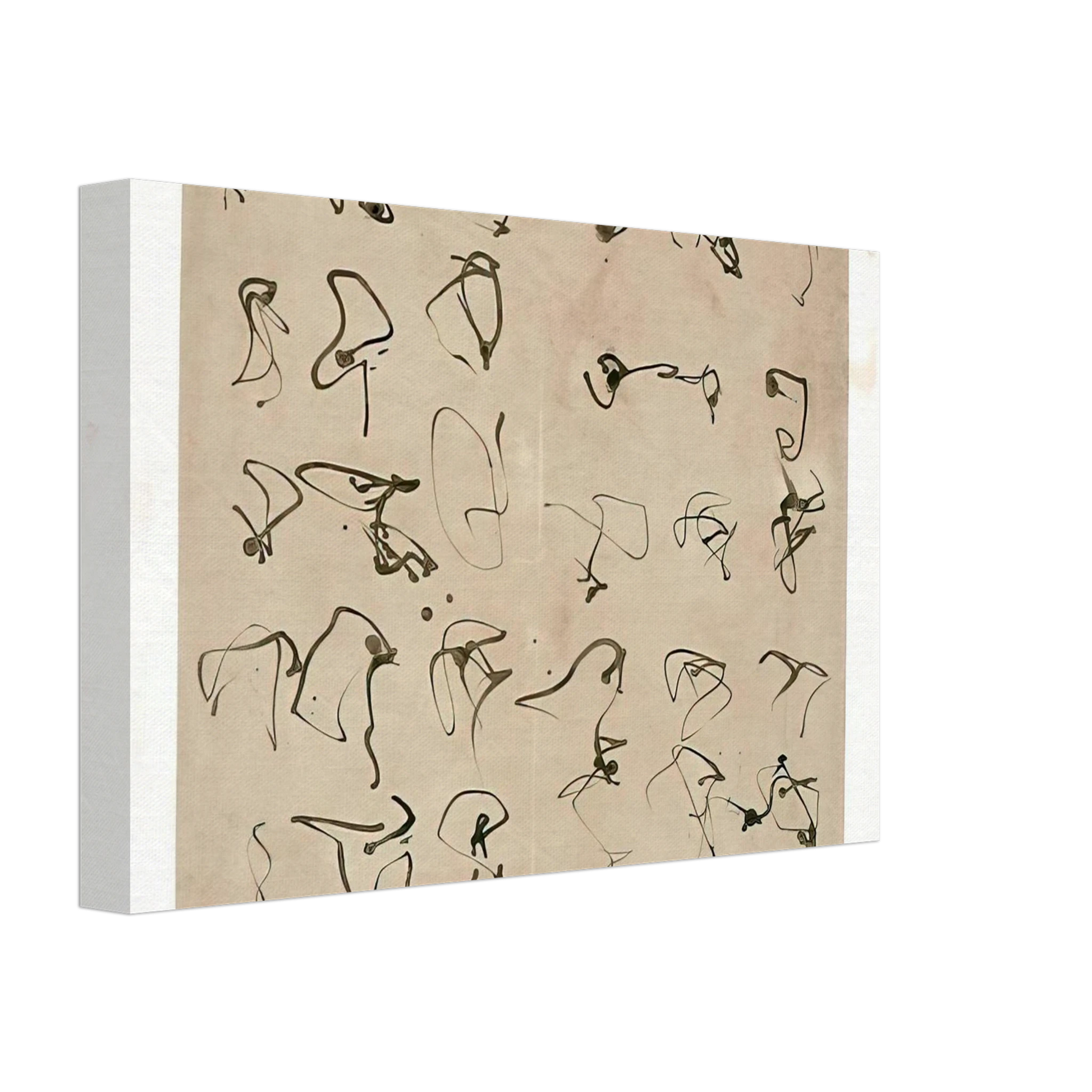 Brice Marden - Forgery - 2008 Canvas - 70x100 cm / 28x40 inches-canvas