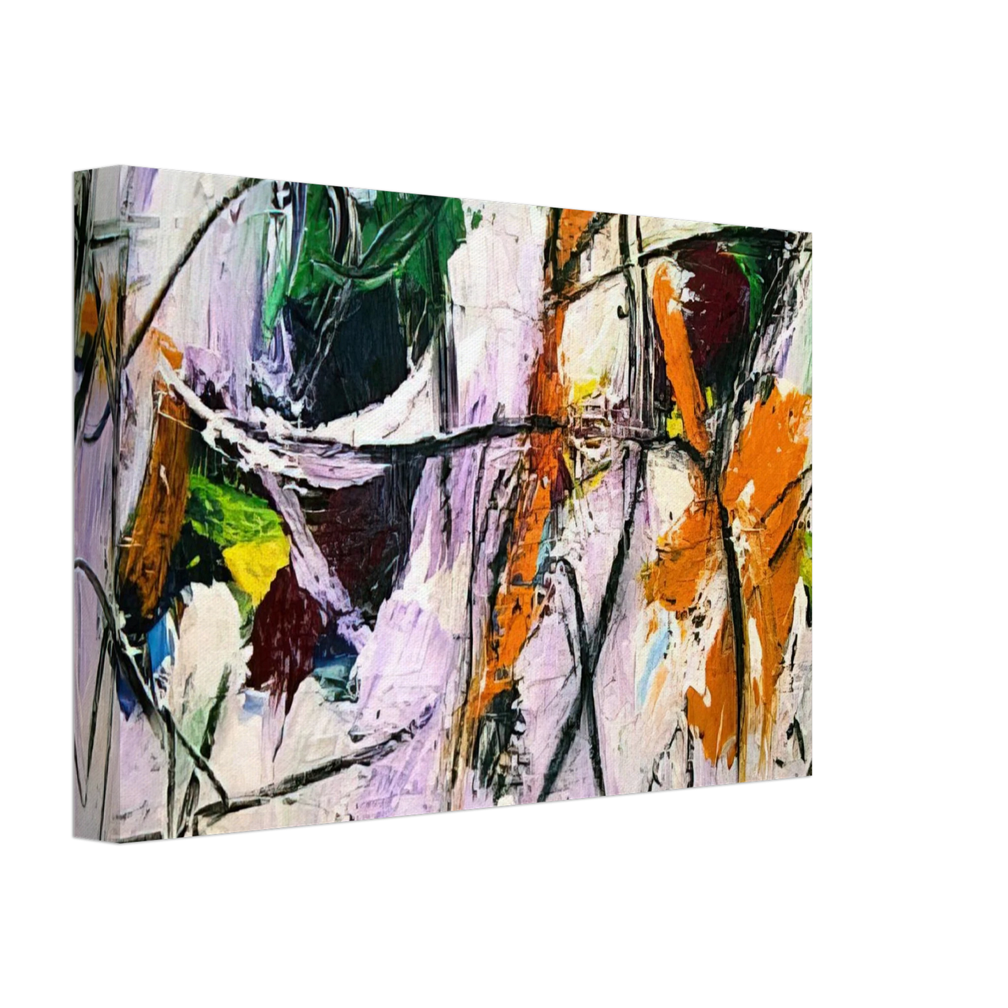 Alexander Liberman - Erg Series - 1977 Canvas - 70x100 cm / 28x40 inches-canvas