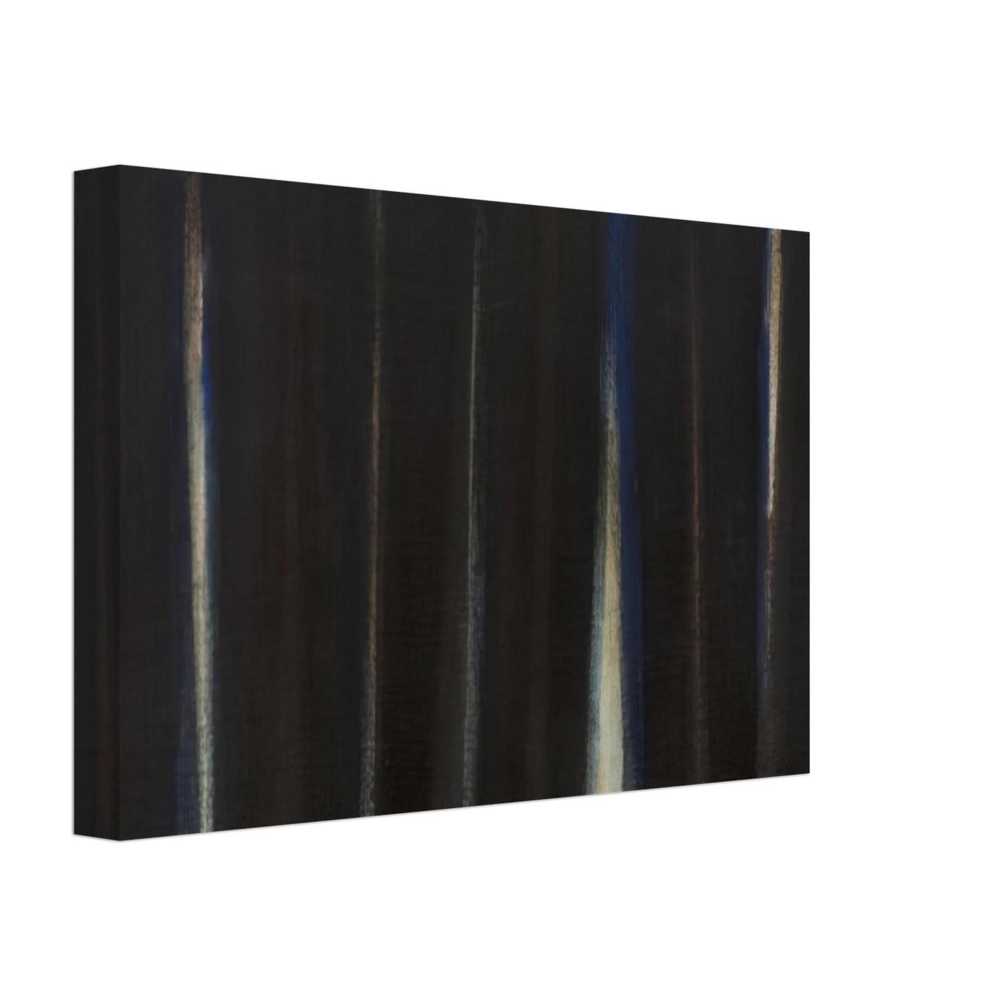 Yun Hyong-keun - Burnt Umber and Ultramarine - 1973 Canvas - 40x60 cm / 16x24 inches-canvas