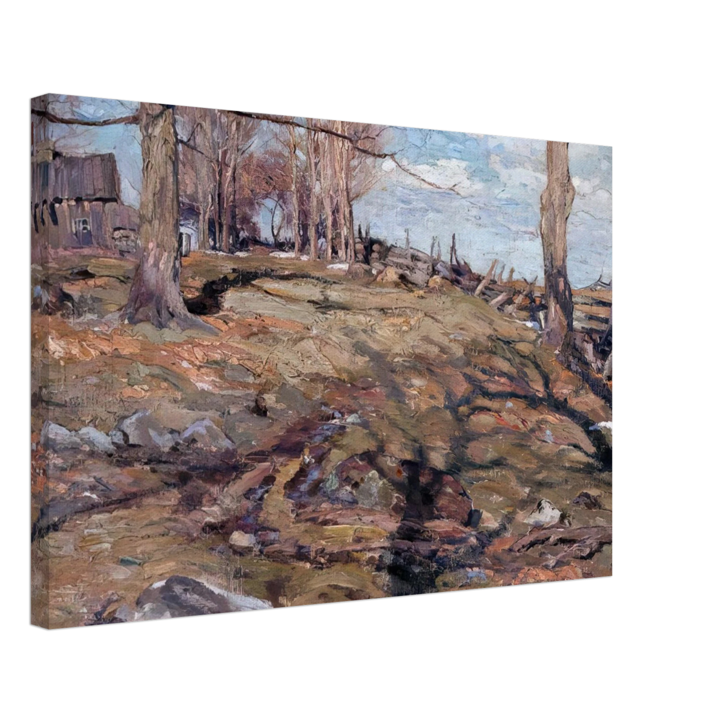 A.Y. Jackson - The Edge of the Maple Wood - 1910 Canvas - 70x100 cm / 28x40 inches-canvas