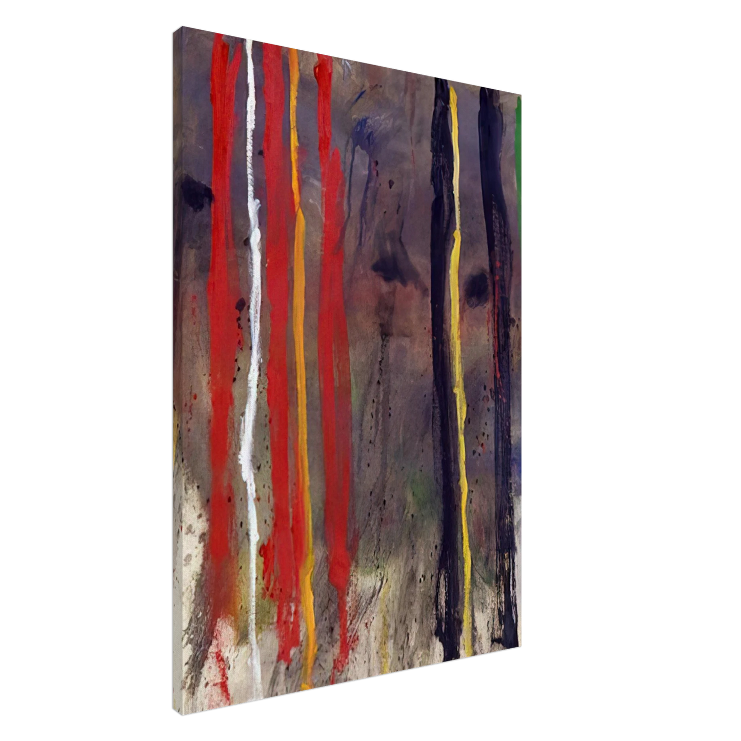 Gene Davis - Stripes - 1957 Canvas - 20x30 cm / 8x12 inches-canvas