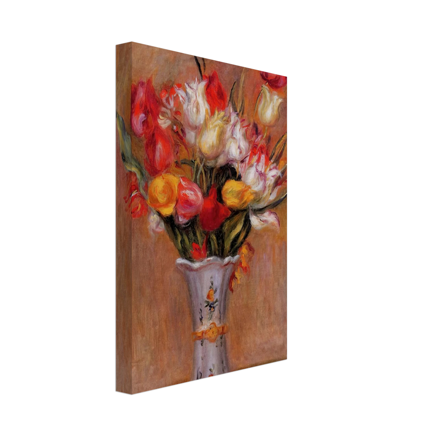 Pierre-Auguste Renoir - Tulips Canvas - 70x100 cm / 28x40 inches-canvas