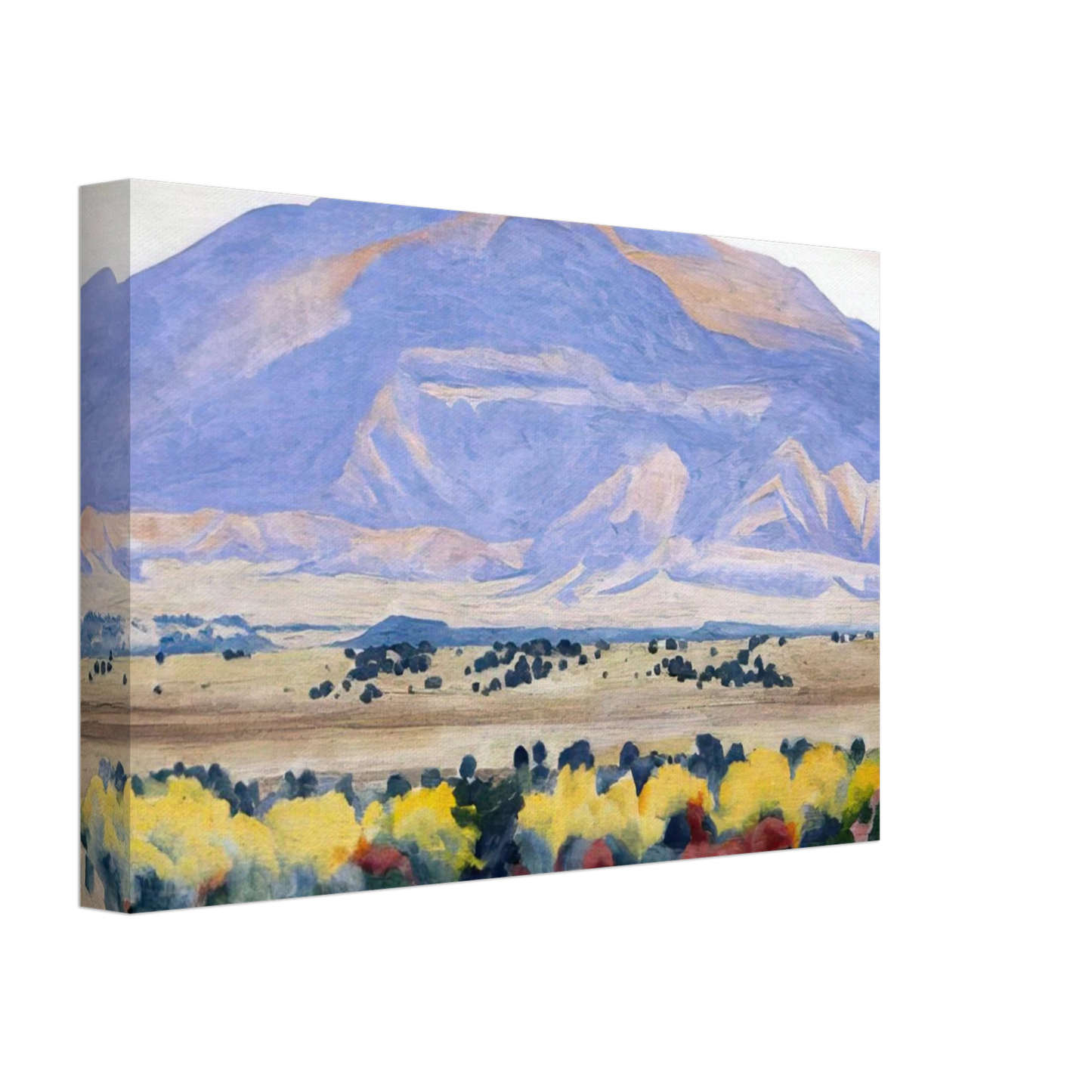 Georgia O'Keeffe - Pedernal Canvas - 40x60 cm / 16x24 inches-canvas