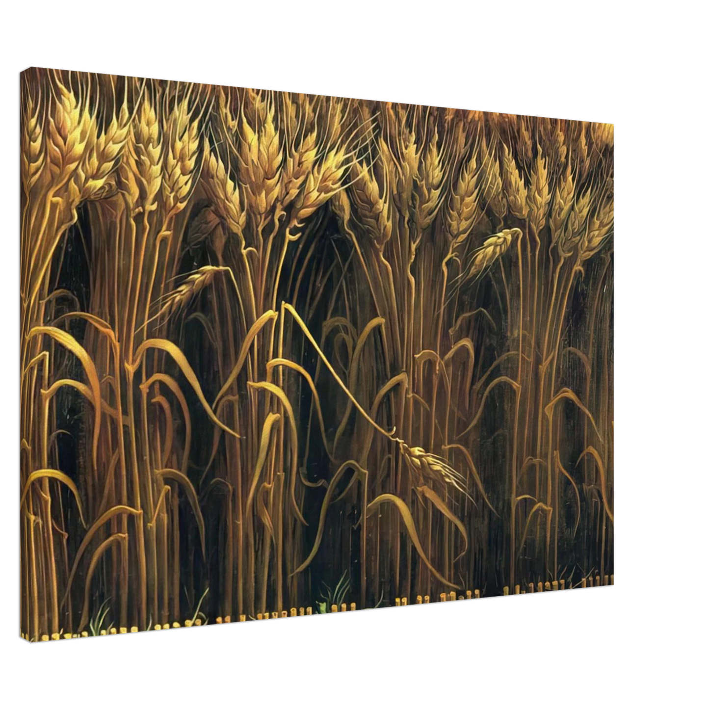 Thomas Hart Benton - WHEAT Canvas - Default Title-canvas