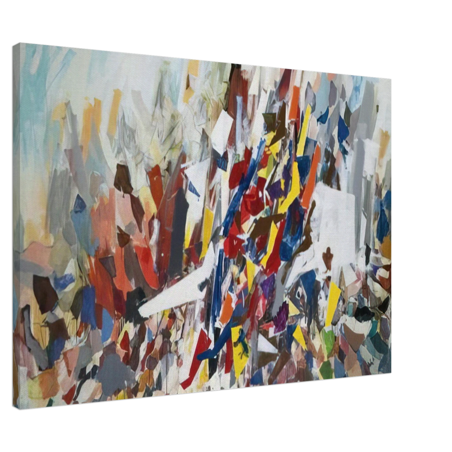 Robert Goodnough - 9th Street - 1978 Canvas - 20x30 cm / 8x12 inches-canvas