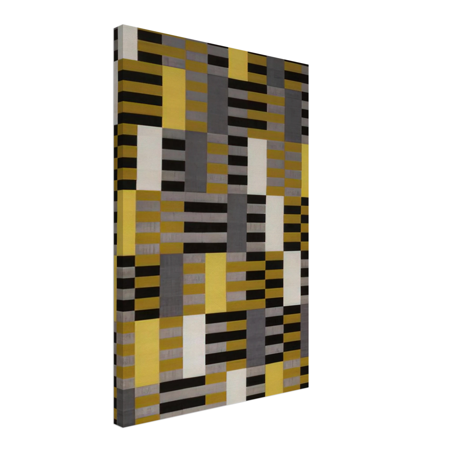Anni Albers - BLACK WHITE YELLOW 1926 Canvas - 40x60 cm / 16x24 inches-canvas