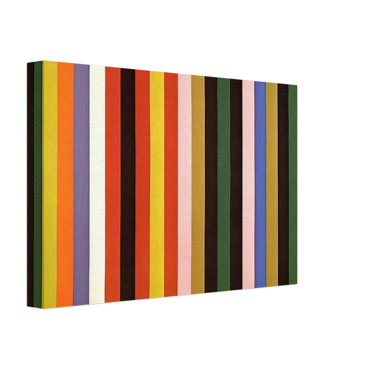 Gene Davis - Ferris Wheel - 1963 Canvas - 70x100 cm / 28x40 inches-canvas