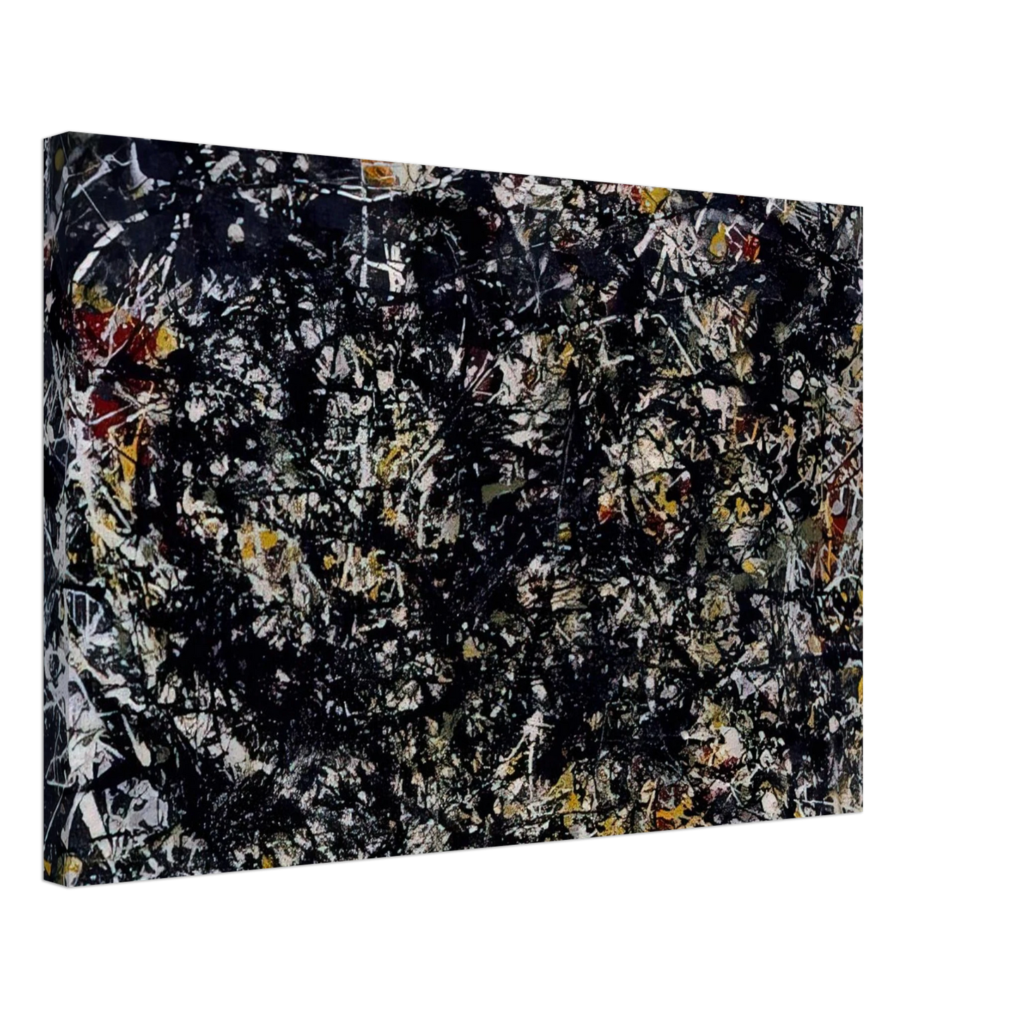 Jackson Pollock - NUMBER 6 1949 Canvas - 40x60 cm / 16x24 inches-canvas