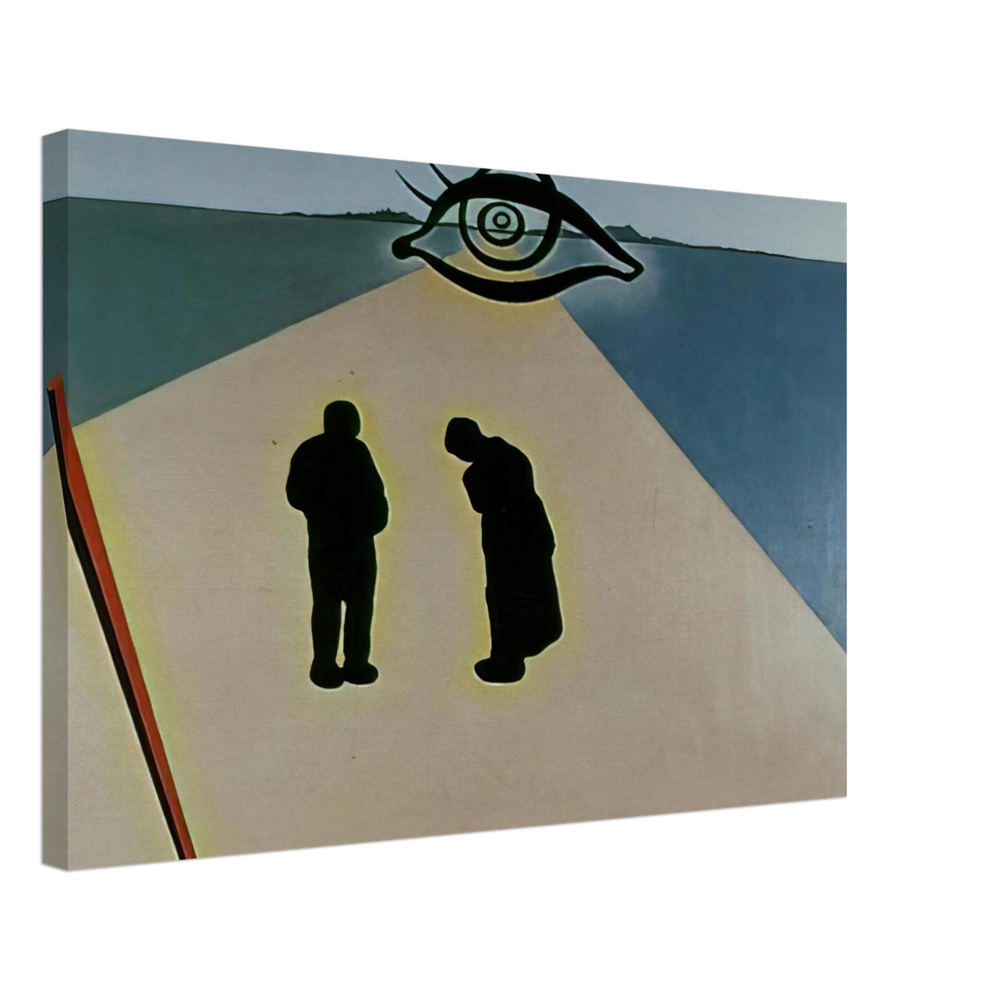Salvador Dali - THE EYE OF THE ANGELUS Canvas - 70x100 cm / 28x40 inches-canvas