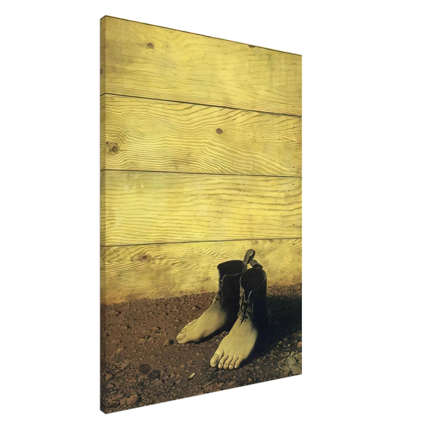 Rene Magritte - THE RED MODEL 1934 Canvas - 20x30 cm / 8x12 inches-canvas