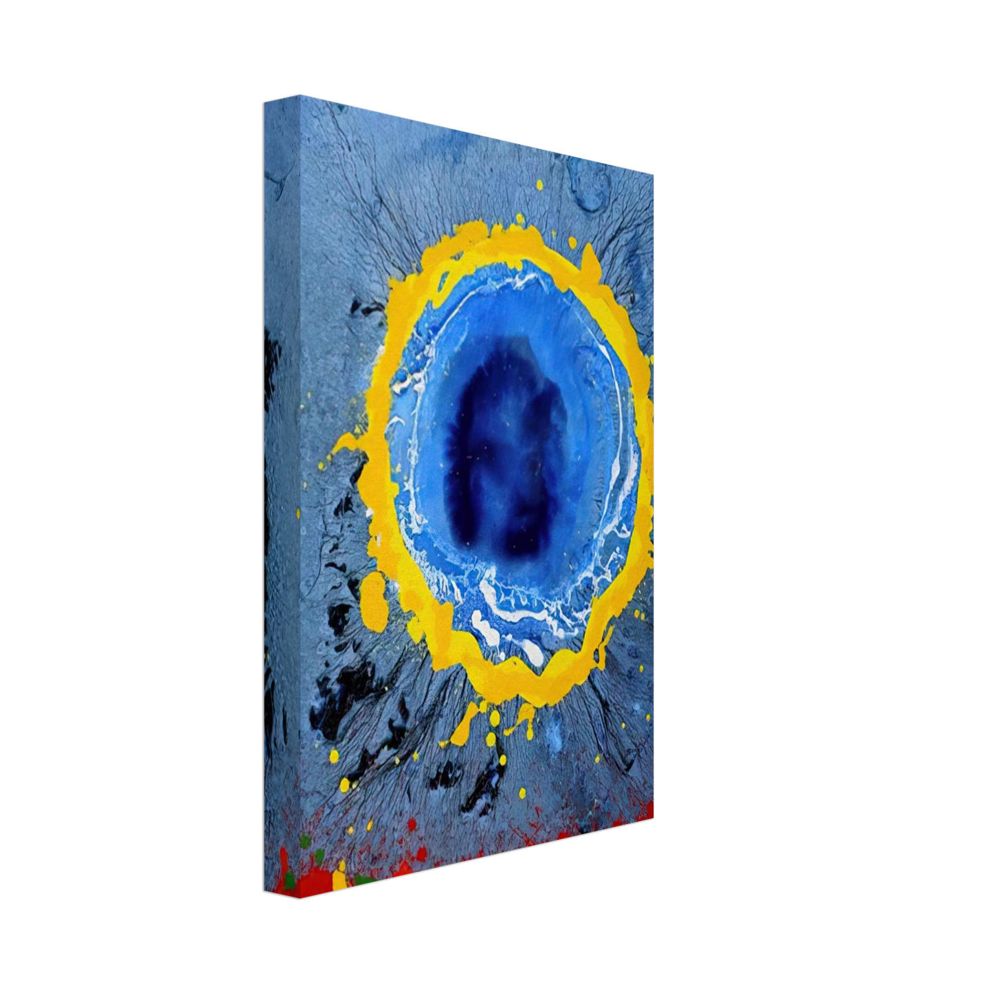 John Hoyland - Moon's Milk - 2009 Canvas - 40x60 cm / 16x24 inches-canvas