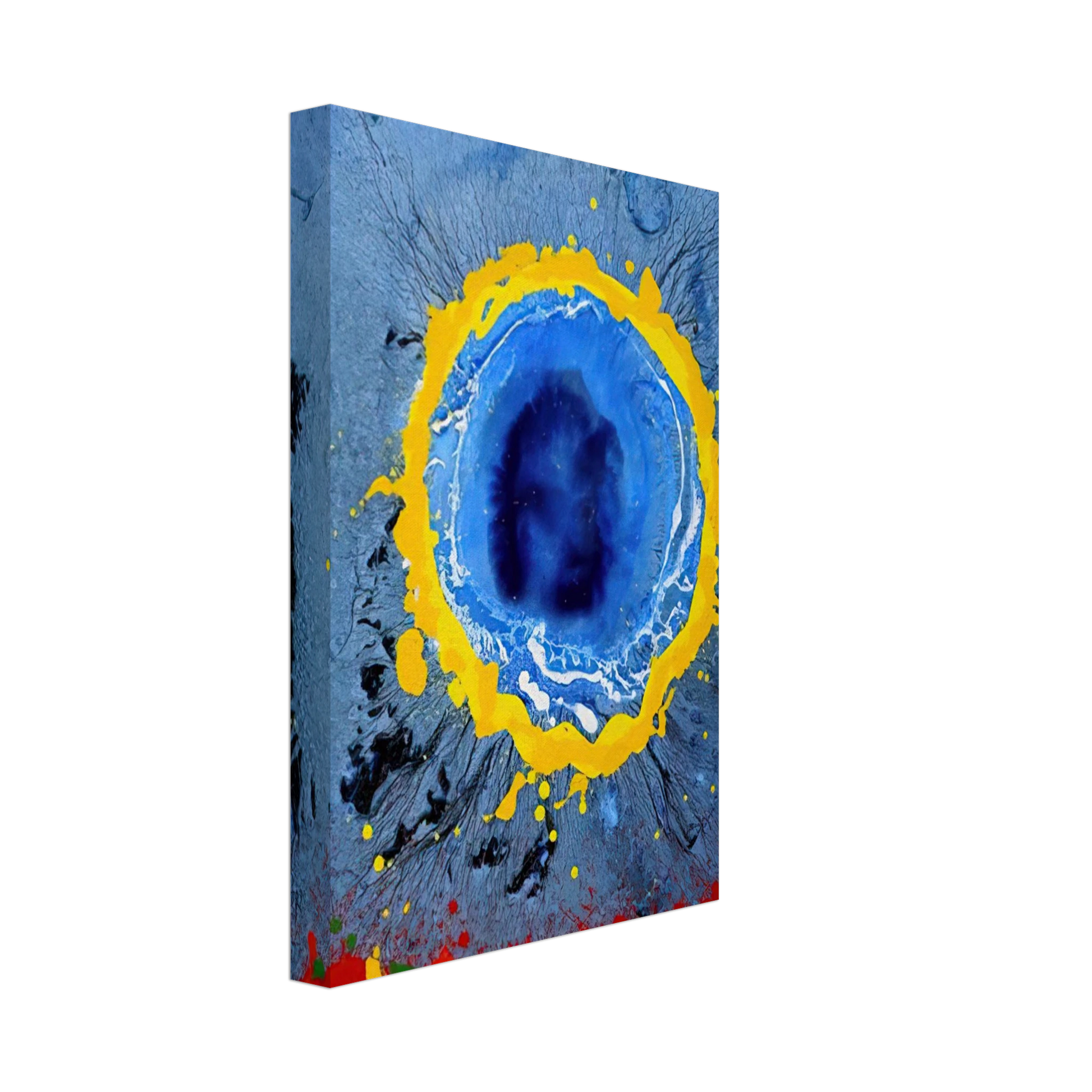John Hoyland - Moon's Milk - 2009 Canvas - 40x60 cm / 16x24 inches-canvas